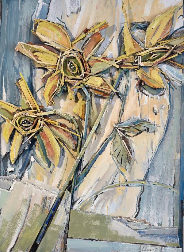 - Oil & Mixed Media on Board, Painting by Theo Crutchley-Mack, measuring 93 x 72 cm (H x W) £1995